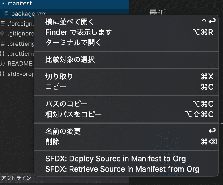 メタデータ取得とデプロイ